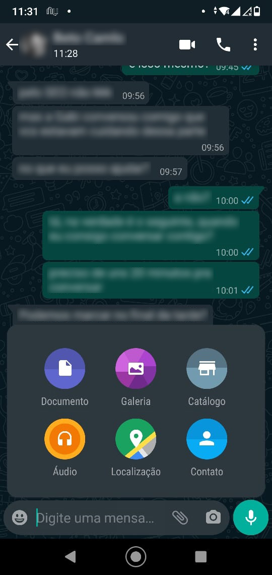 Catálogo de produtos do Whatsapp